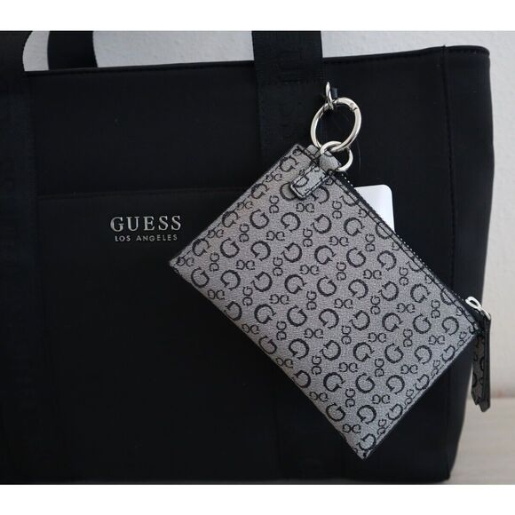 Guess AA911723 Women's Sz Large Black Ralphie Carry-All Tote Bag w/Coin Pouch - Picture 11 of 14